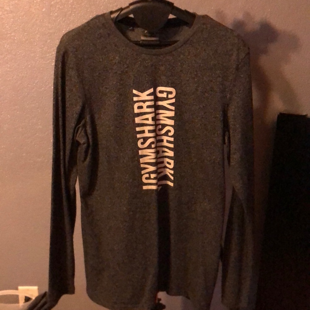 Dark grey color Gymshark long sleeve shirt